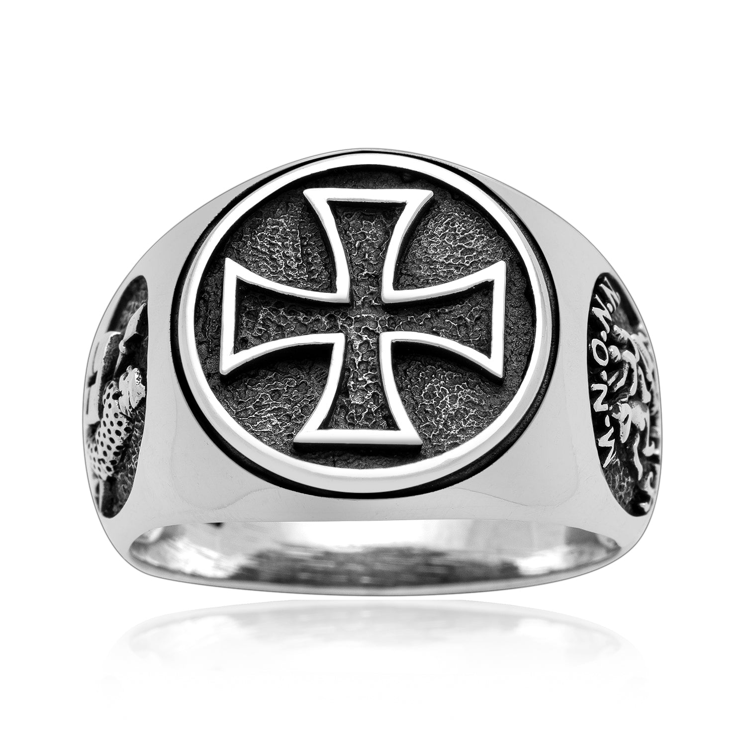 Templar Cross 925 Sterling Silver Ring – Unisex Templar Knight Jewelry