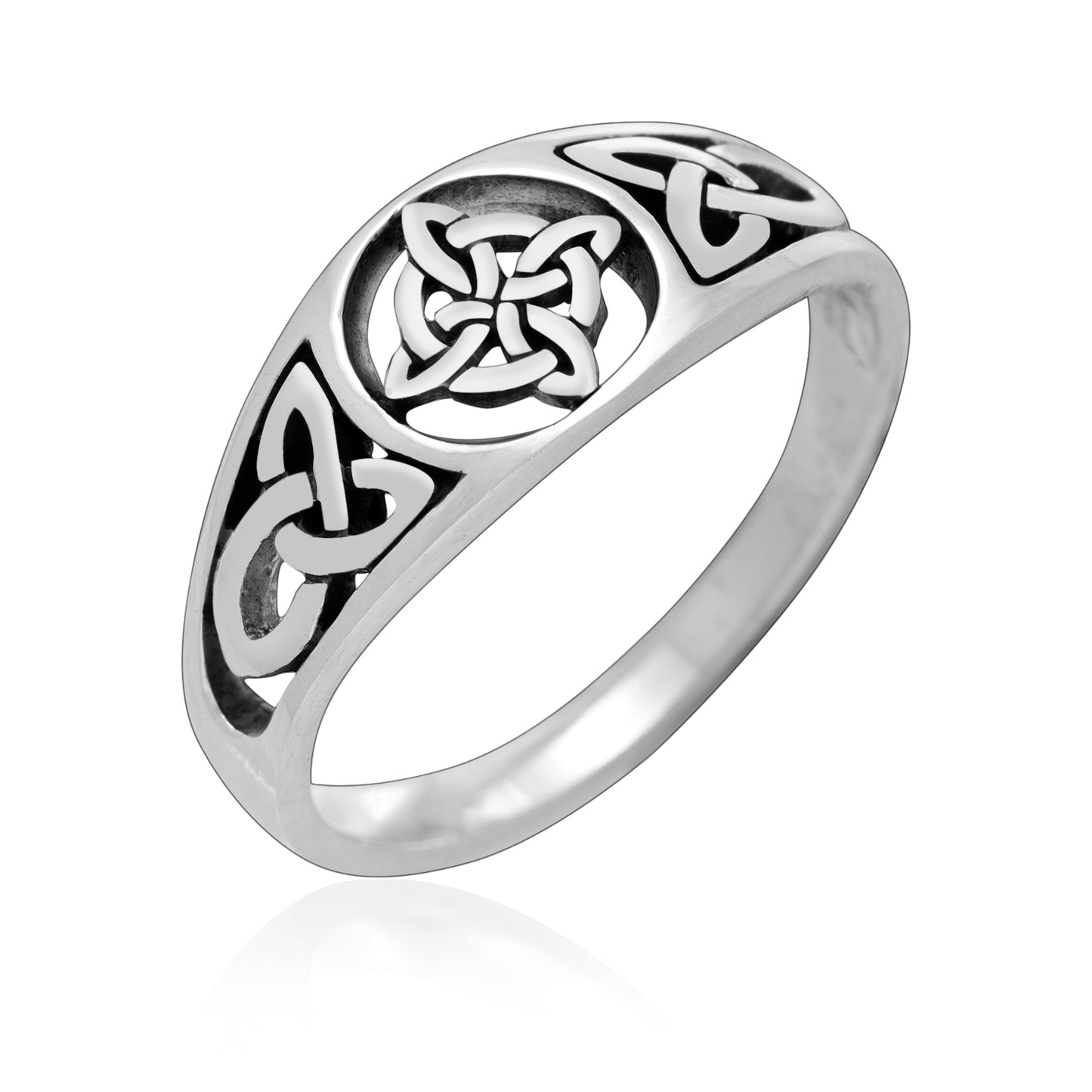 925 Sterling Silver Witch's Knot Ring