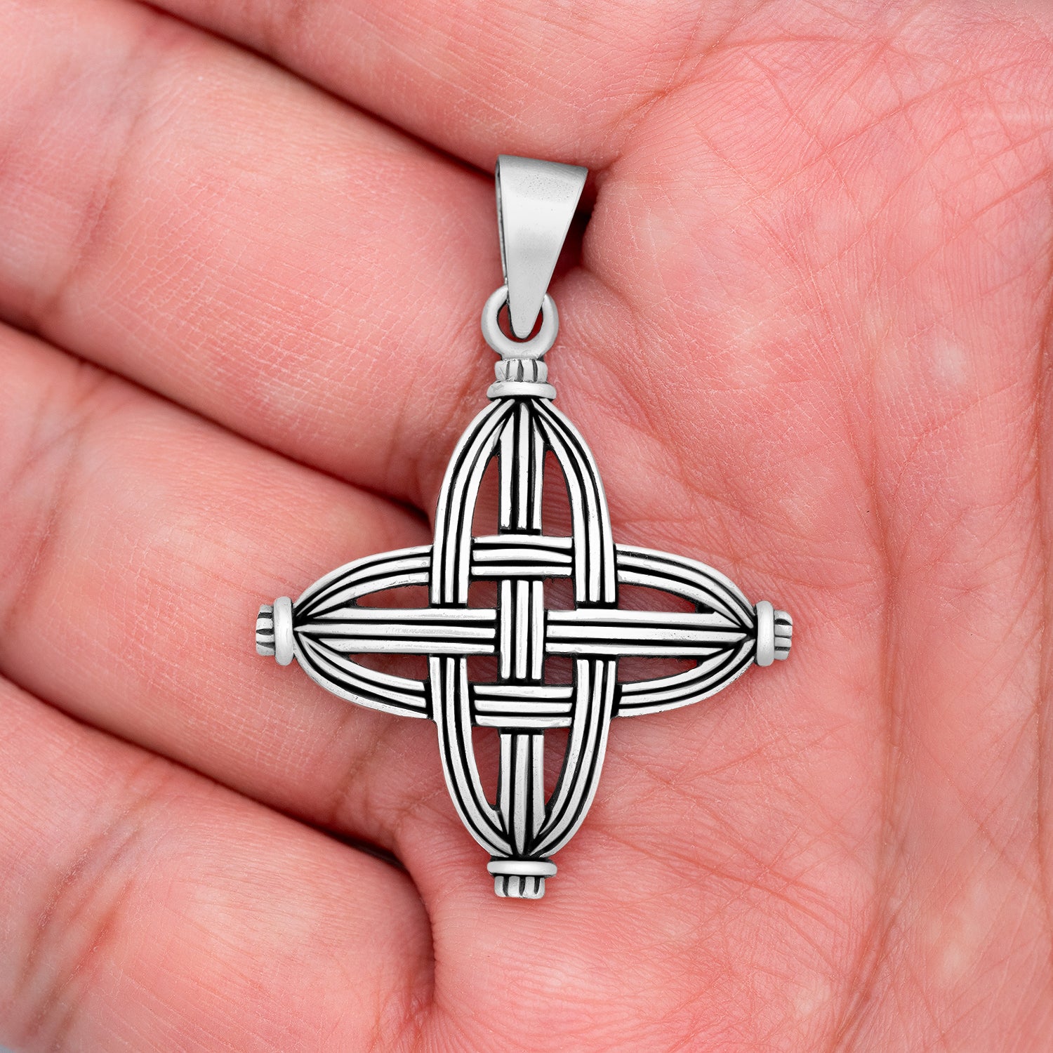 925 Sterling Silver St Brigid's Cross Pendant