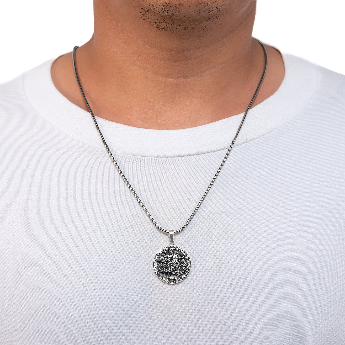 925 Sterling Silver Saint Michael Pendant