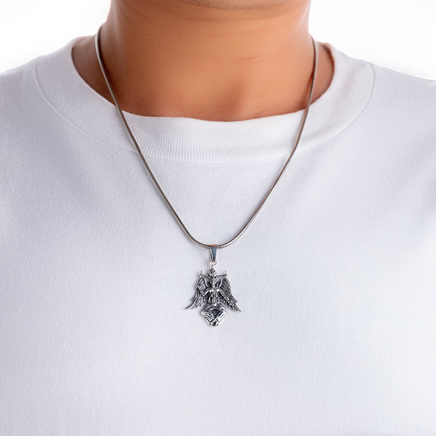 925 Sterling Silver Baphomet Pendant