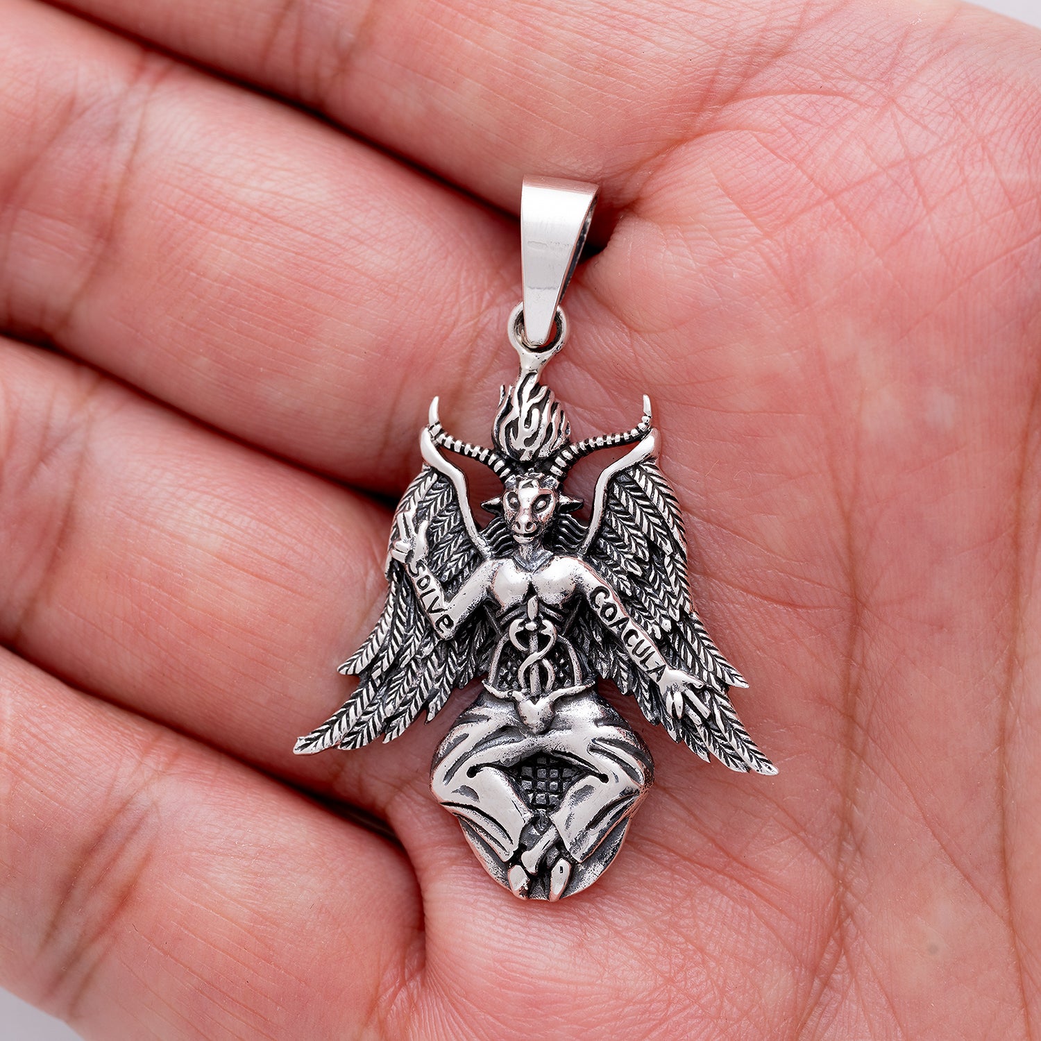 925 Sterling Silver Baphomet Pendant