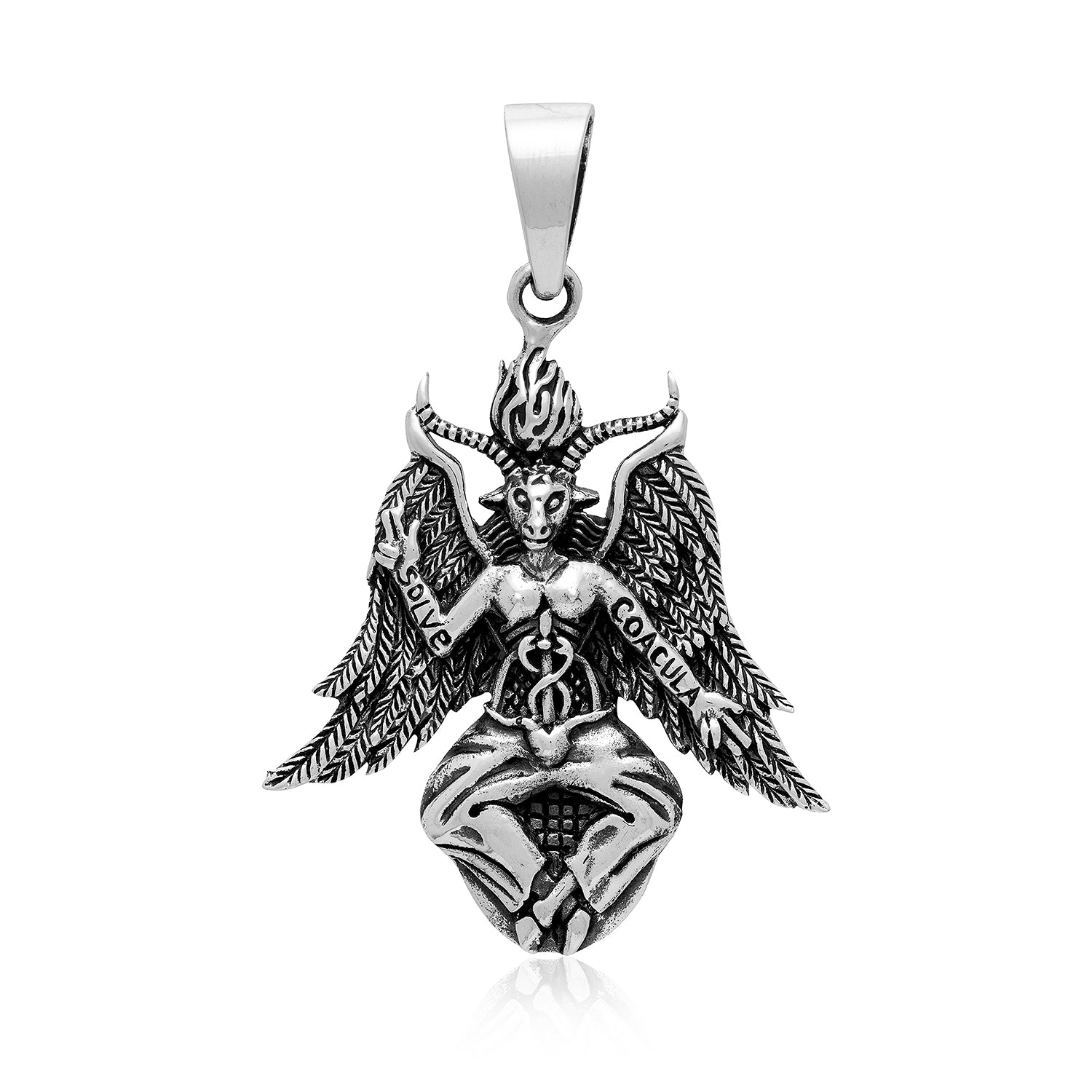 925 Sterling Silver Baphomet Pendant
