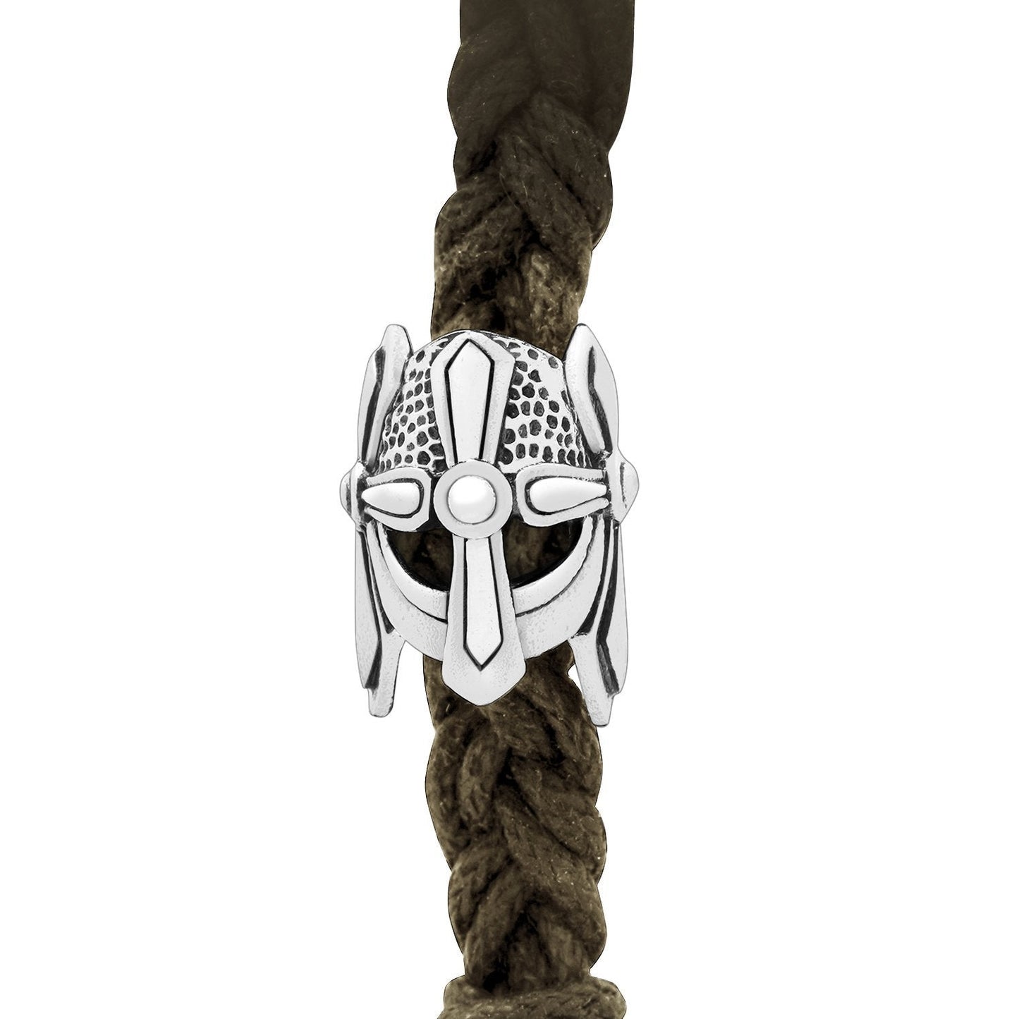 Sterling Silver Viking Helmet Beard Bead - SilverMania925