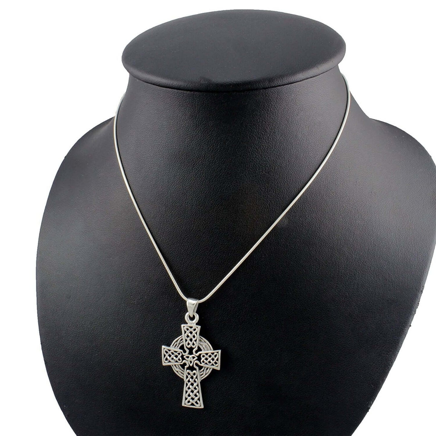 925 Sterling Silver Celtic Cross Pendant - SilverMania925