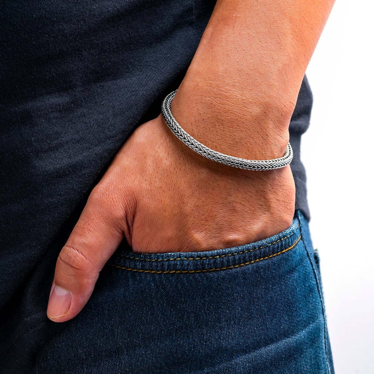 925 Sterling Silver Asgard King Bracelet for Men - SilverMania925