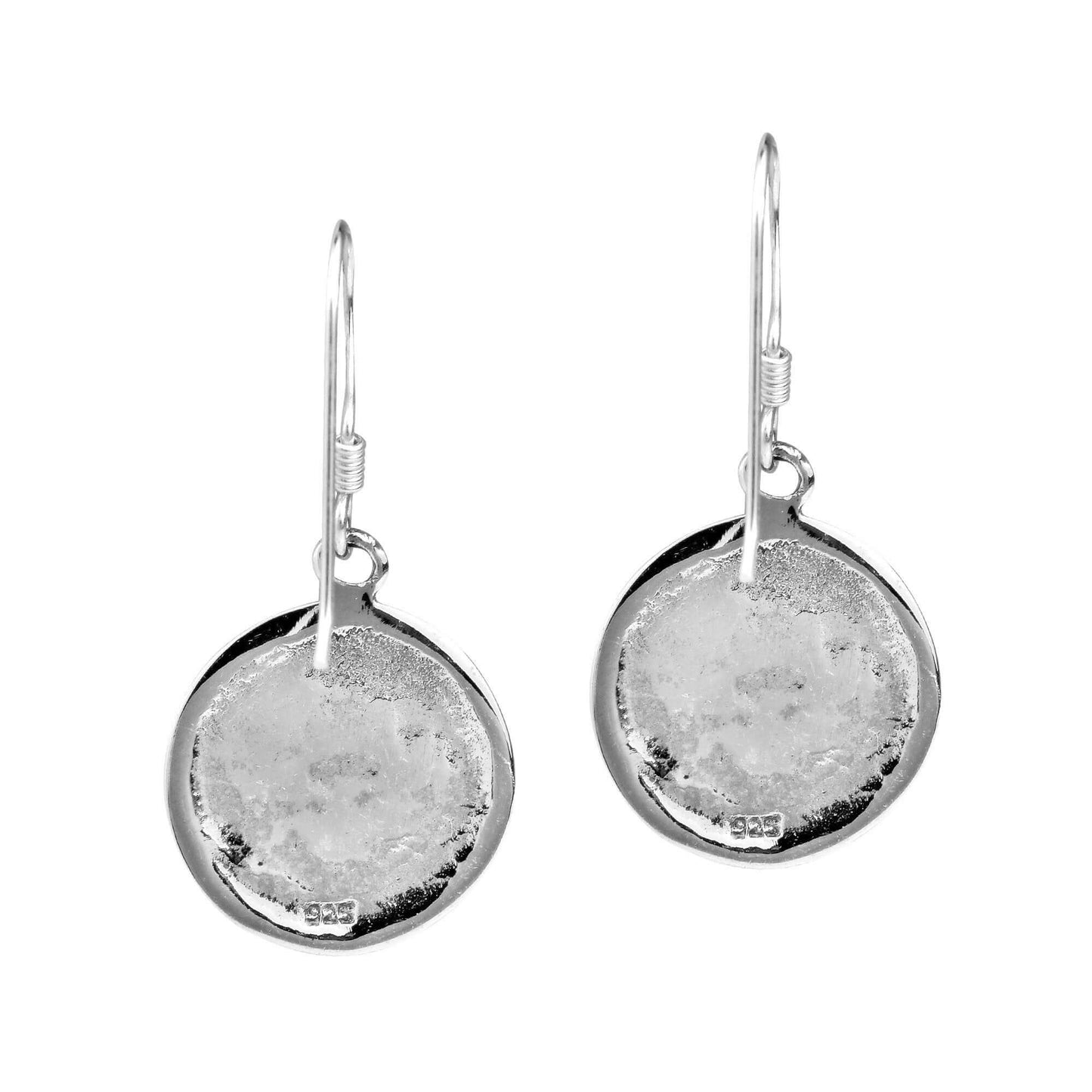 925 Sterling Silver Egyptian Eye of Horus Ra Udjat Dangle Earrings Set - SilverMania925