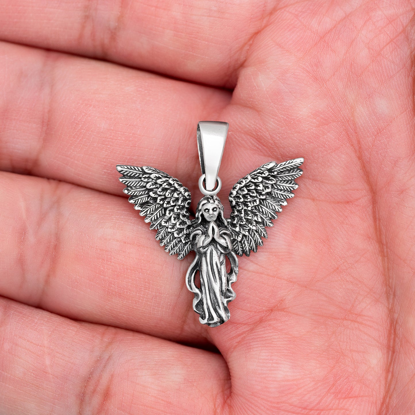 925 Sterling Silver Angel Pendant