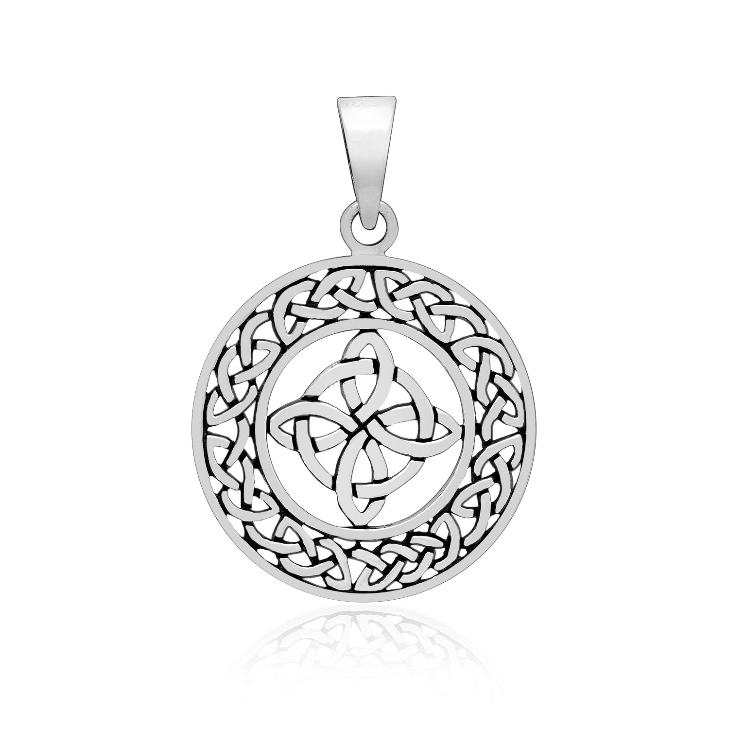 Sterling Silver Witch's Magical Knot Pendant