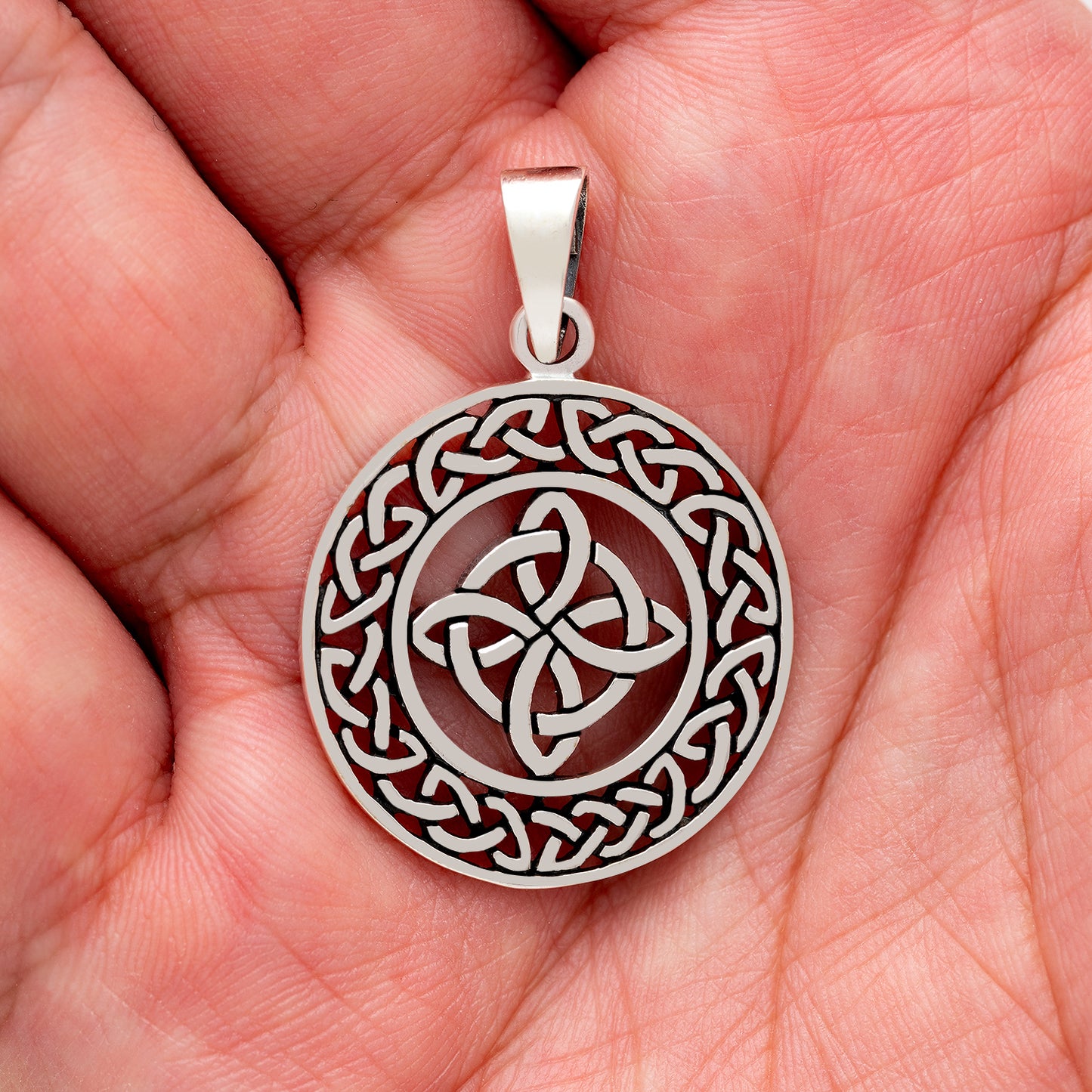 Sterling Silver Witch's Magical Knot Pendant