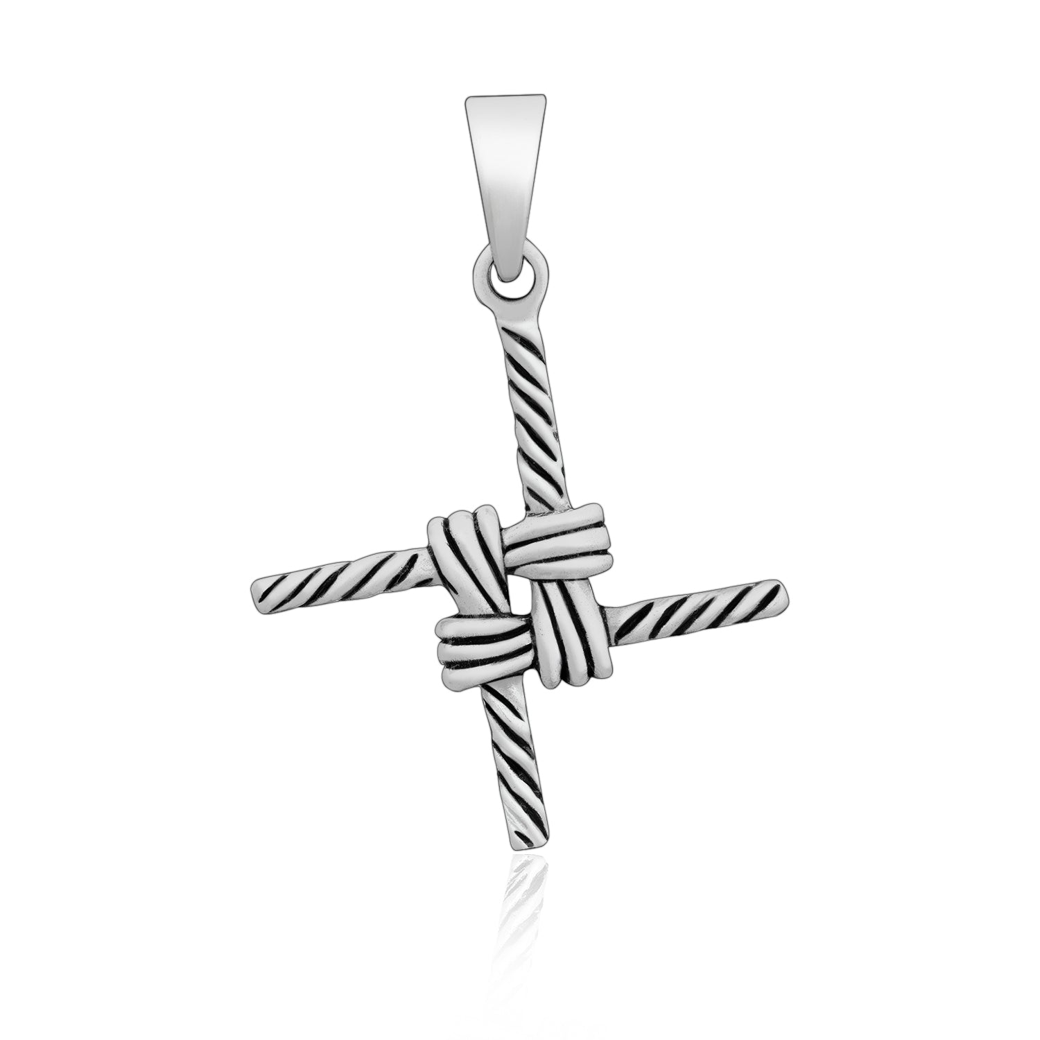 Sterling Silver Saint Brigid's Cross Pendant