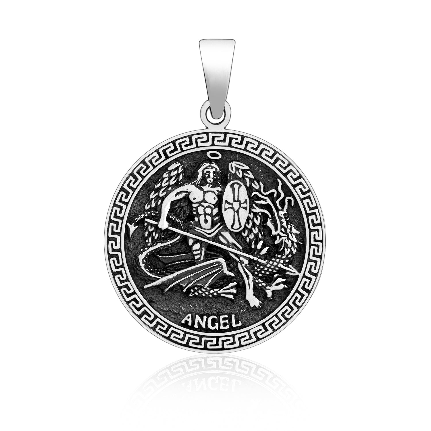 925 Sterling Silver Saint Michael Pendant