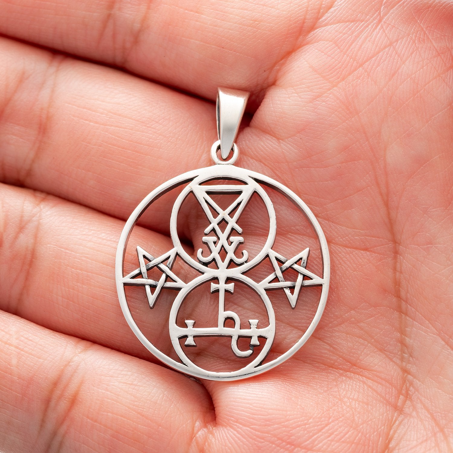 Sigil of Lilith Statement-ring, 925 sterling zilver Sigil of Lilith Statement-ring, 925 sterling zilver