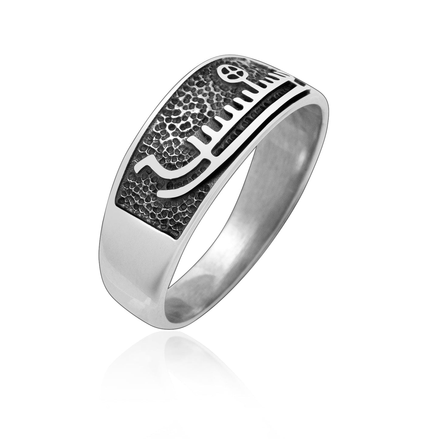 925 Sterling Silver Viking Ship Ring - SilverMania925