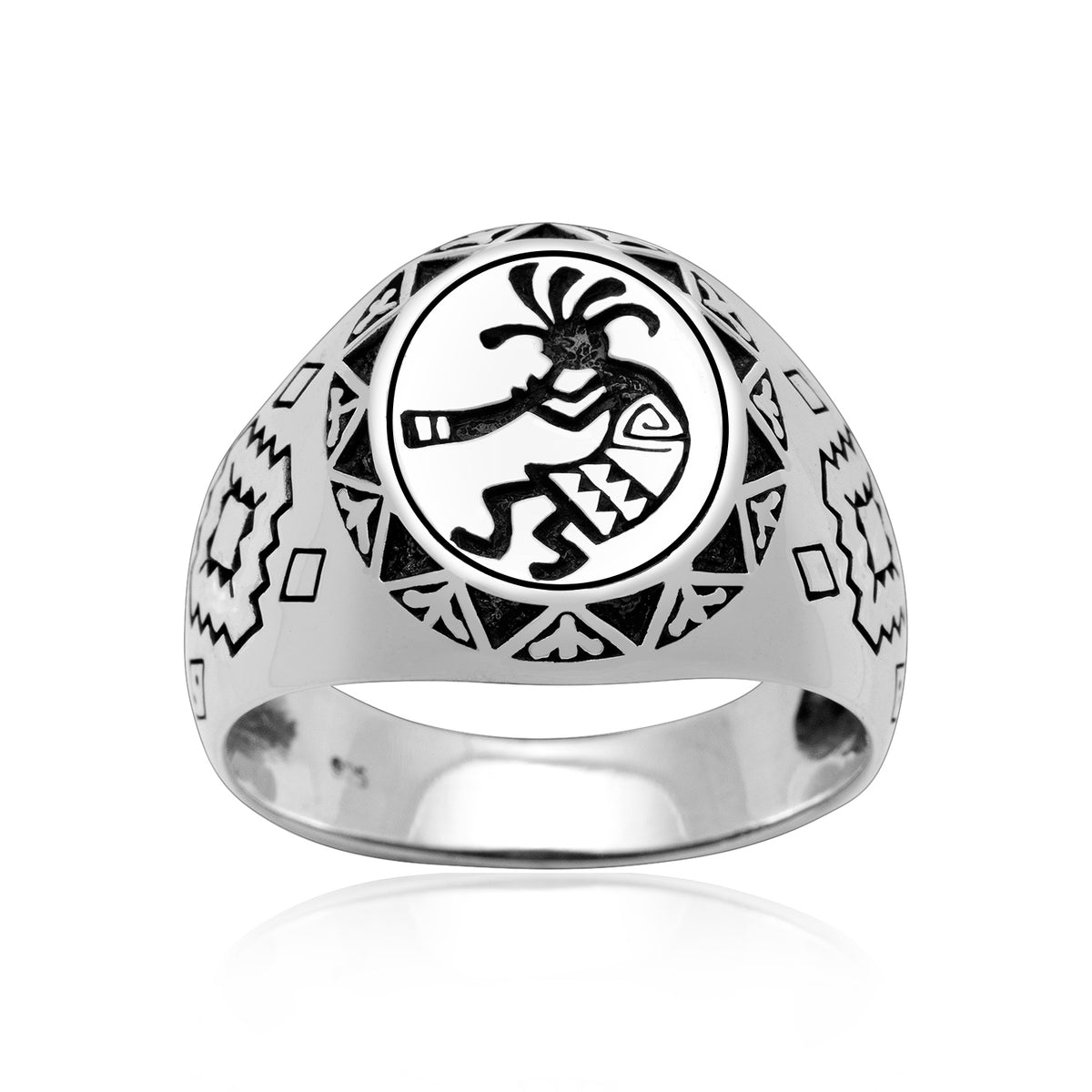 925 Sterling Silver Kokopelli Ring