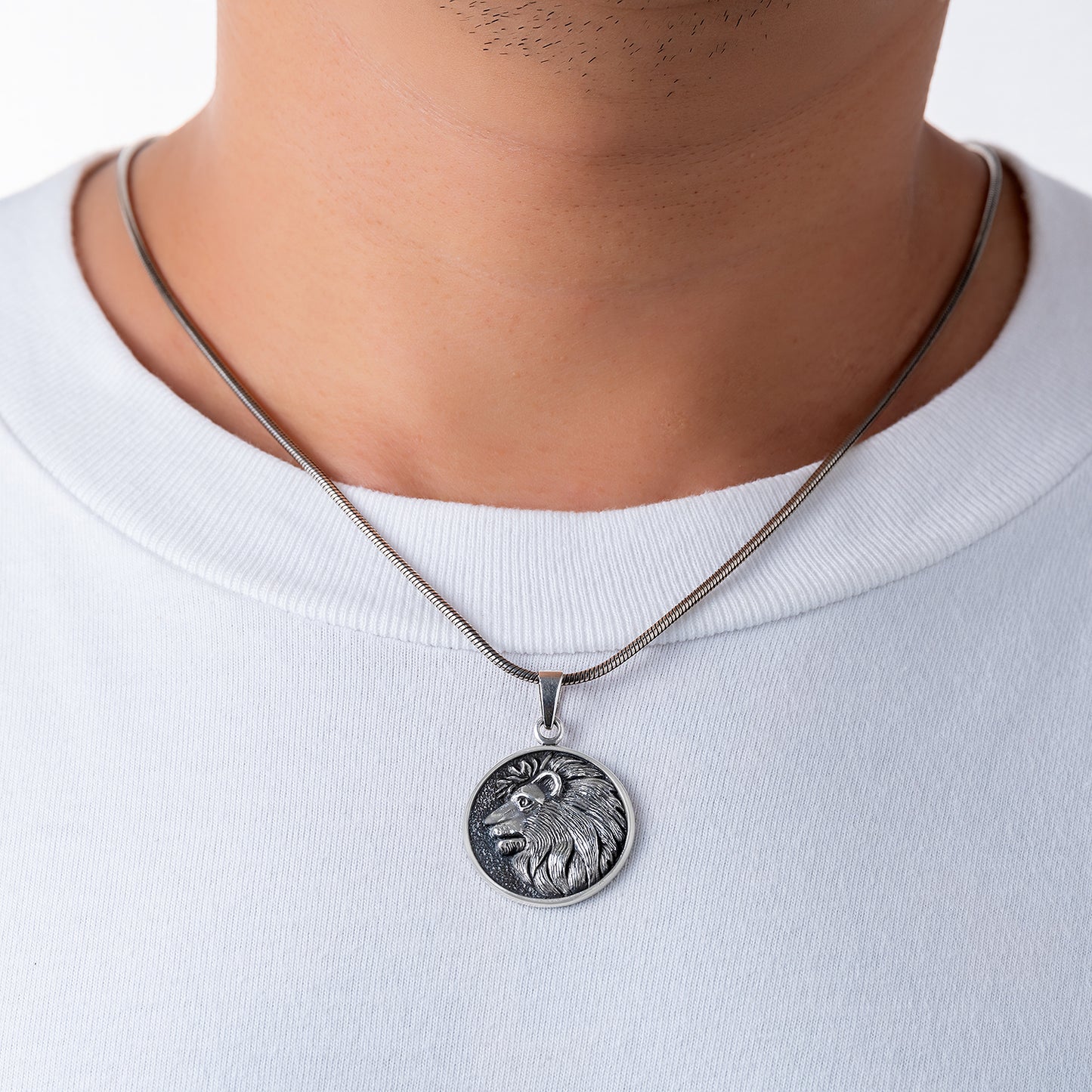 925 Sterling Silver Rastafarian Lion Pendant