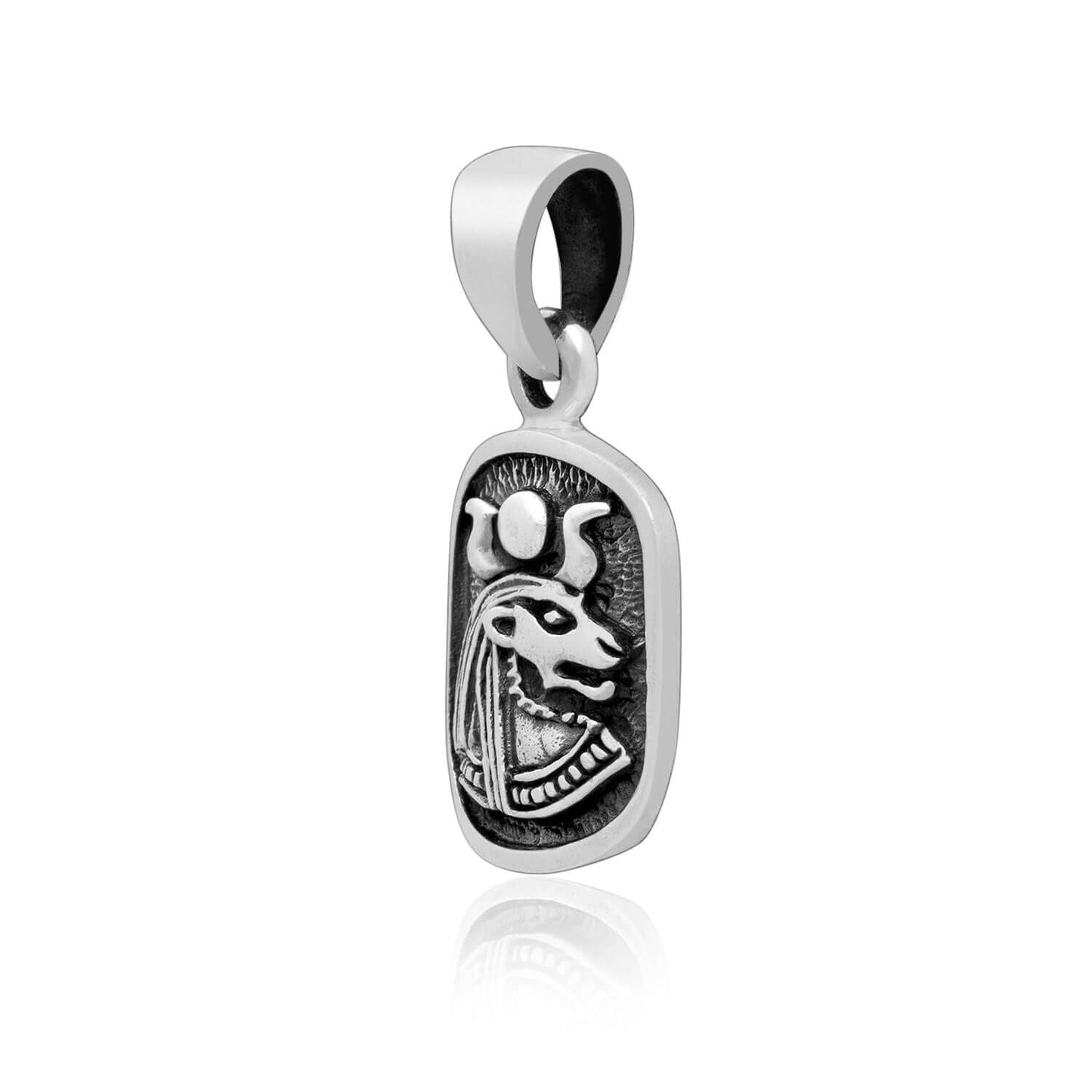 925 Sterling Silver Egyptian Goddess Sekhmet Pendant - SilverMania925