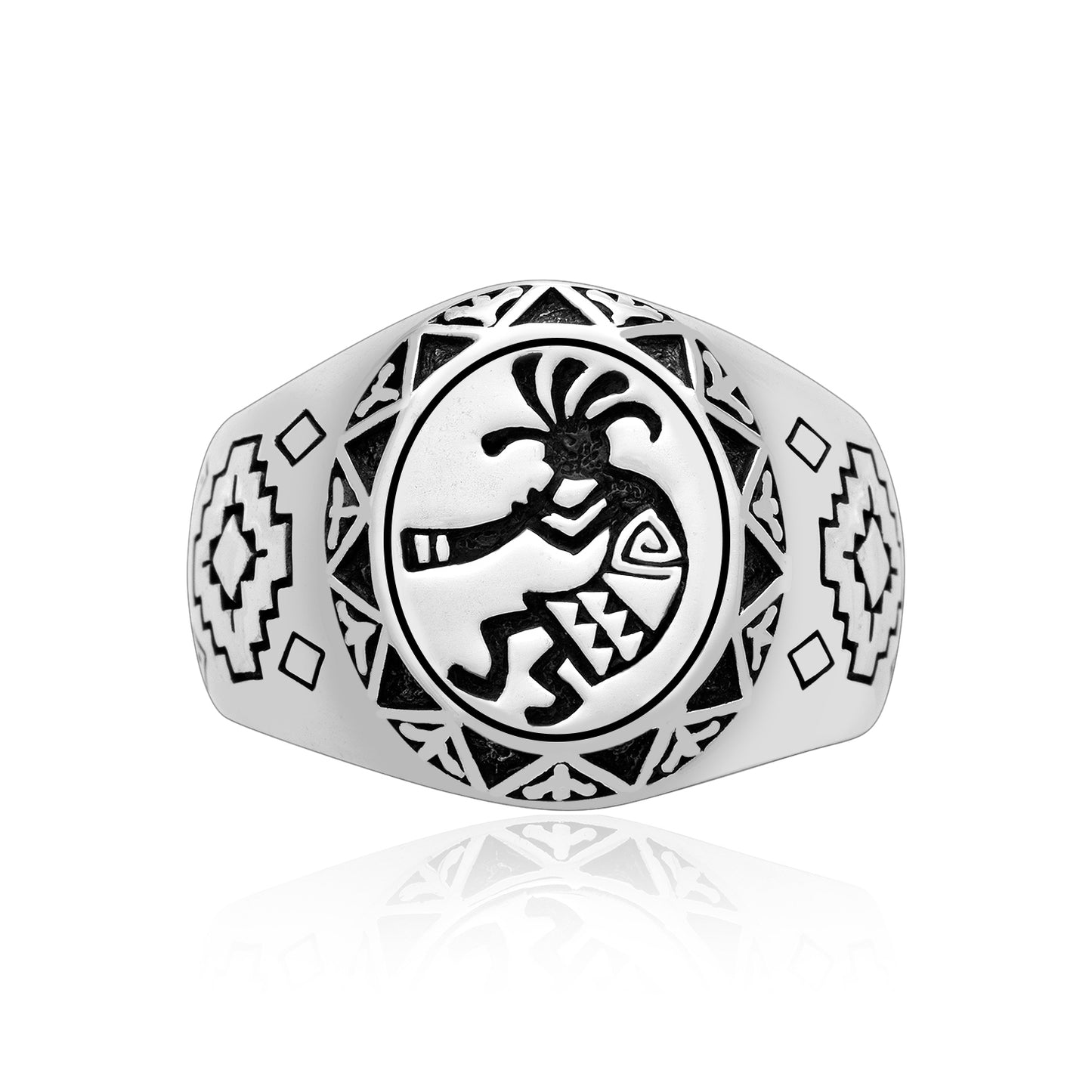 925 Sterling Silver Kokopelli Ring