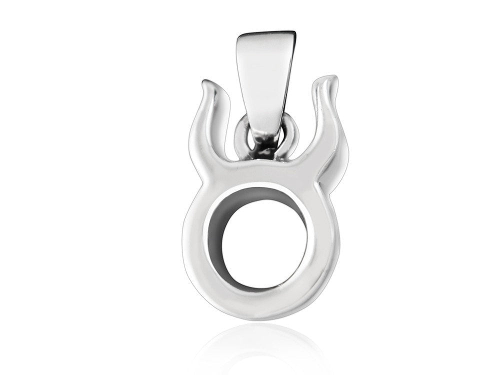 925 Sterling Silver Zodiac Sign Taurus Pendant - SilverMania925