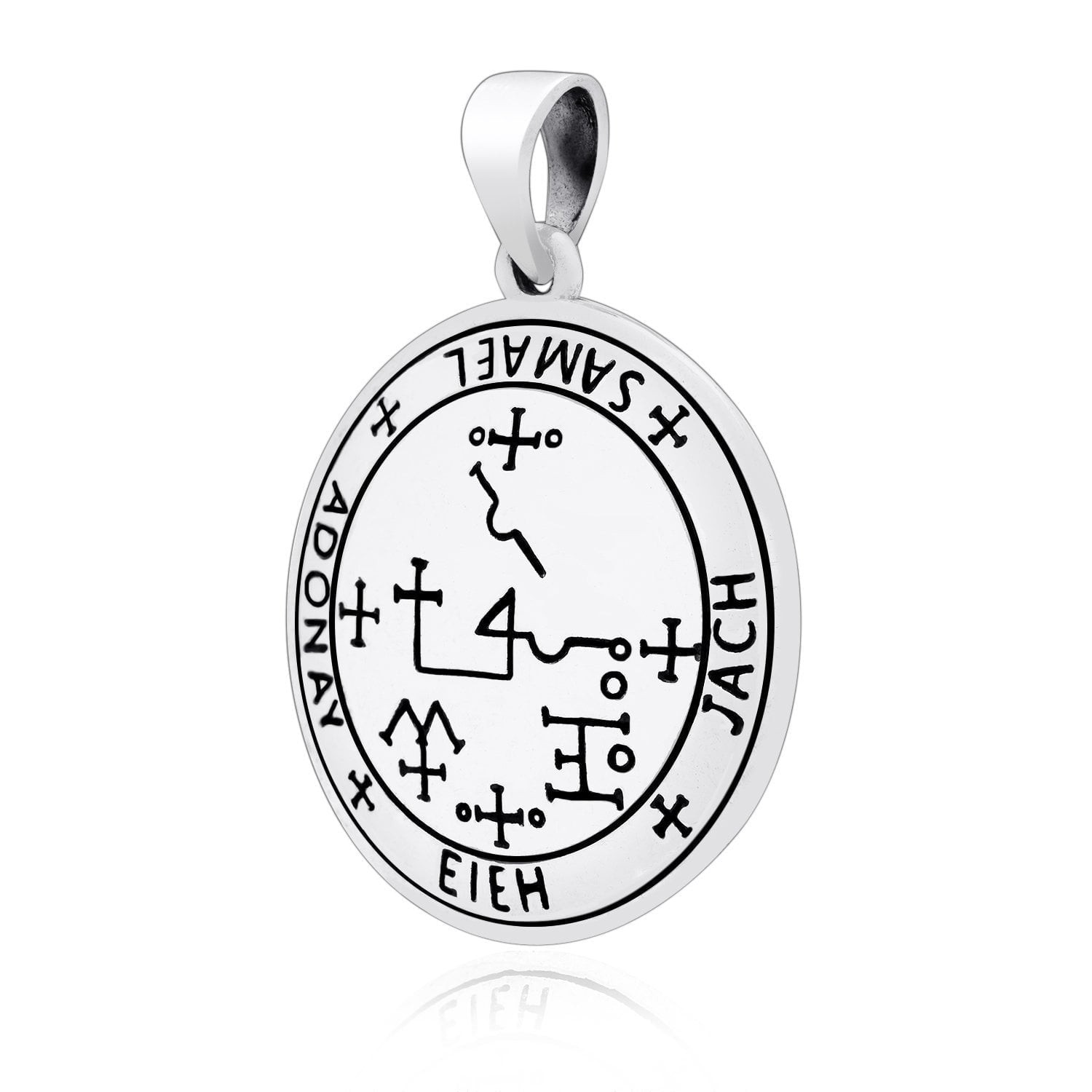 925 Sterling Silver Sigil of Archangel Samael Pendant