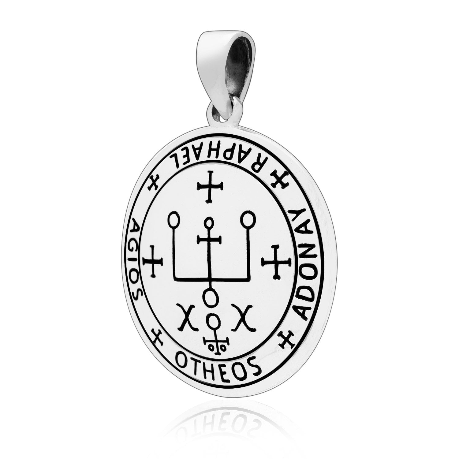 925 Sterling Silver Sigil of Archangel Raphael Pendant
