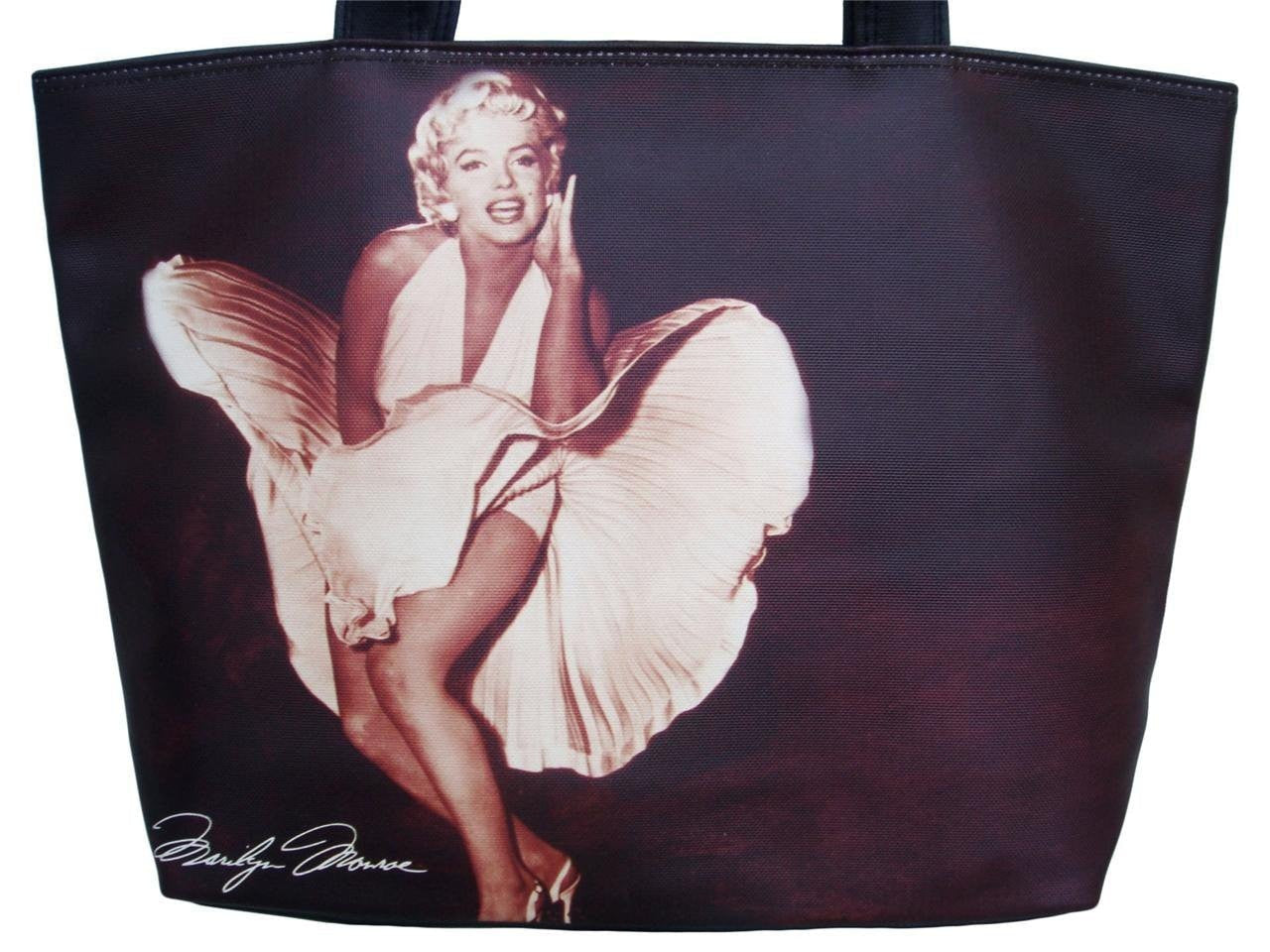 Marilyn Monroe Ballerina Shoulder Black Purse - SilverMania925