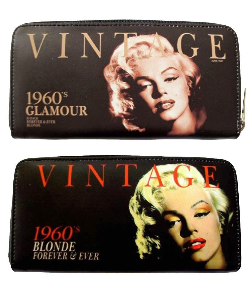 Marilyn Monroe Blonde 1960s Card Money ID Holder Wallet Purse Bag
