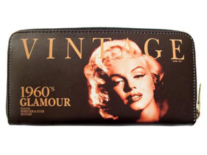 Marilyn Monroe Blonde 1960s Card Money ID Holder Wallet Purse Bag