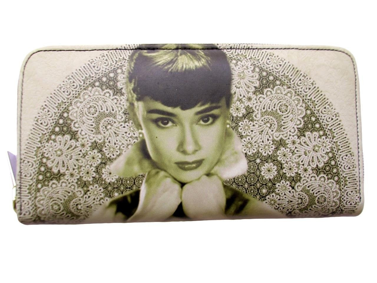 Audrey Hepburn Filigree Style Clutch Wallet - SilverMania925