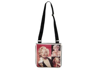 Marilyn Monroe Photo Collage Retro Messenger Sling Bag Purse