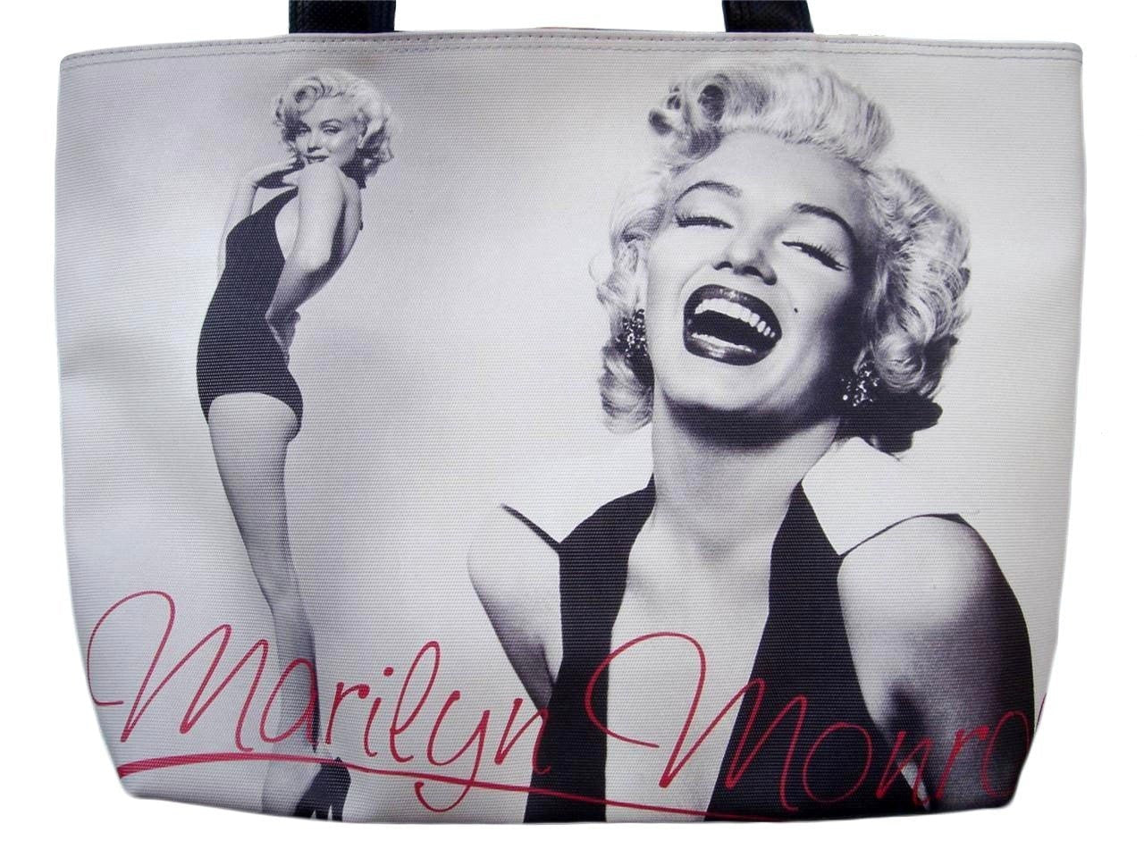 Marilyn Monroe Retro Ballerina Signature Tote Shoulder Bag Purse Handbag