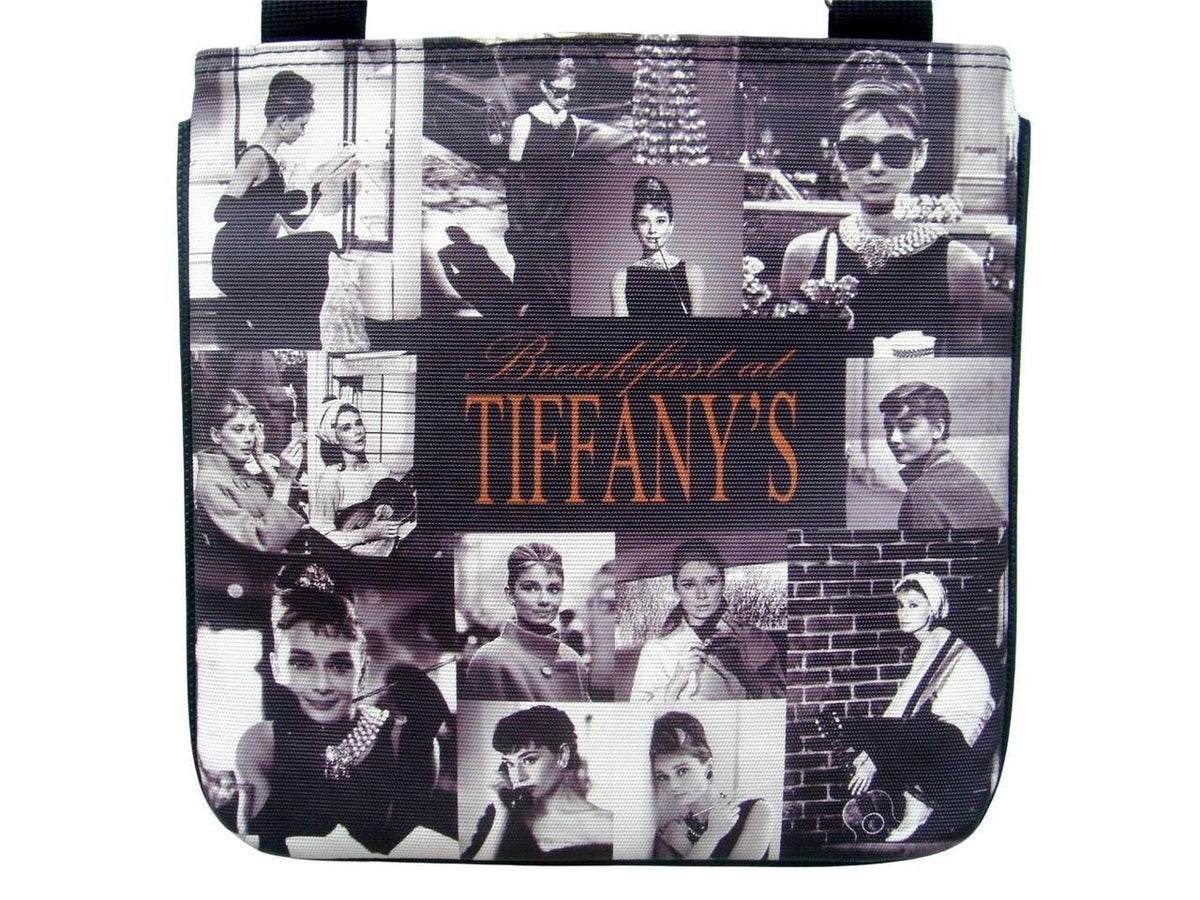 Audrey Hepburn Picture Collage Cross Body Purse - SilverMania925