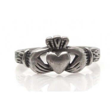 925 Sterling Silver Irish Claddagh Adjustable Toe Ring - SilverMania925