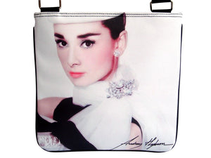Audrey Hepburn Signature Fashion Messenger Bag Purse