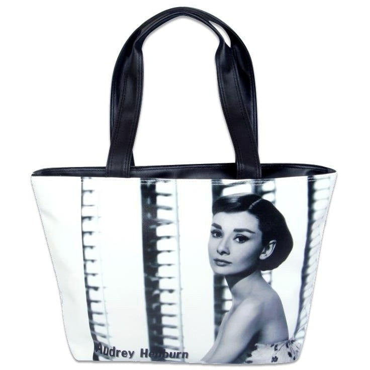Audrey Hepburn Retro Cinema Tote Bag - SilverMania925