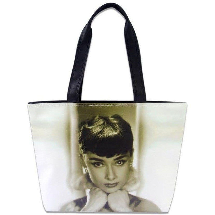 Audrey Hepburn Handbag Purse Shoulder Bag Tiffany's Zip Collectible  Decorated