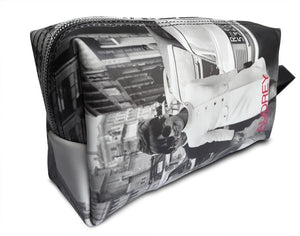 Audrey Hepburn In Rome Retro Rare Picture Make Up Lipstick Purse Cosmetic Zip Around Bag