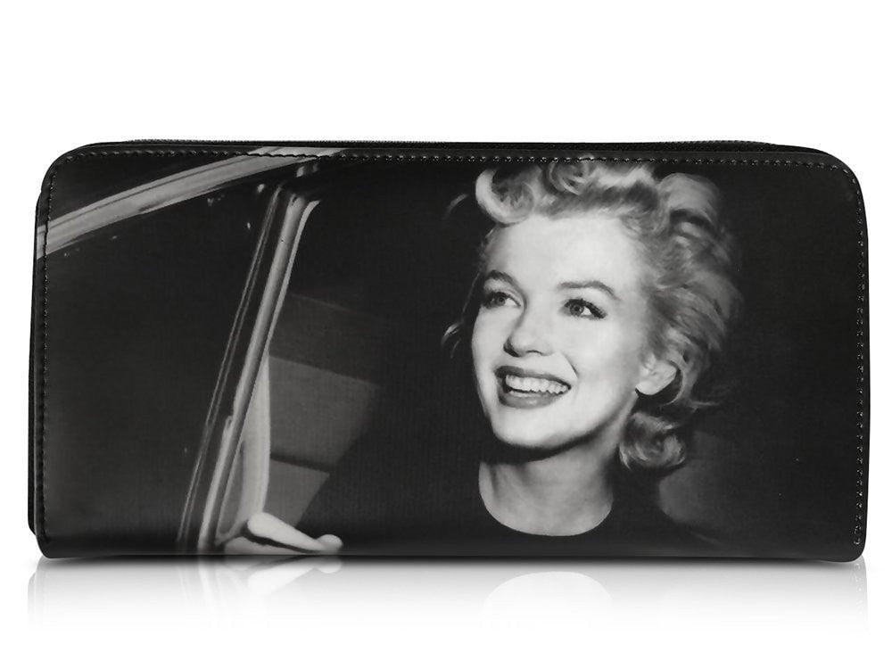 Marilyn Monroe In Car Money ID Holder Wallet - SilverMania925