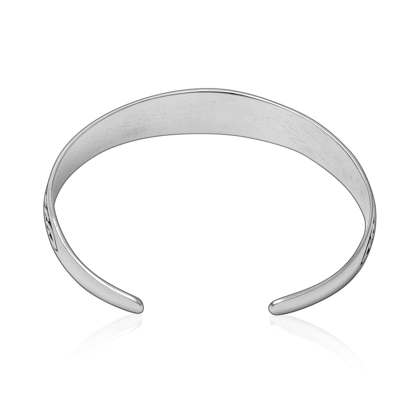 925 Sterling Silver Celtic Triskelion with Infinity Knots Bangle - SilverMania925