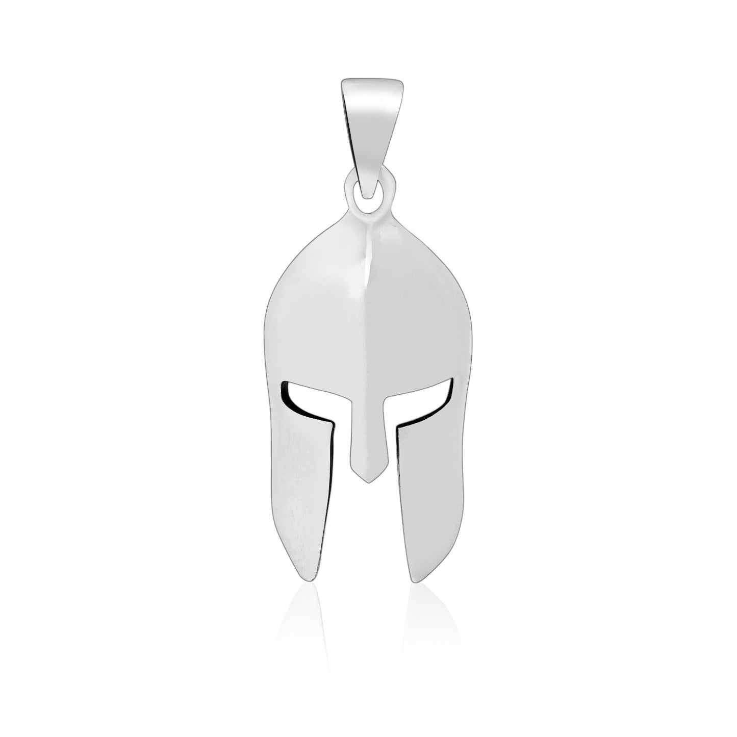 925 Sterling Silver Spartan Warrior Helmet Amulet - SilverMania925