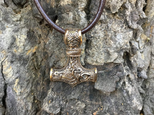 Viking Legendary Mjolnir Pendant Handcrafted from Bronze