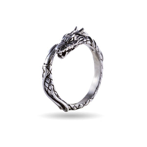 925 Sterling Silver Viking Jormungand Ring