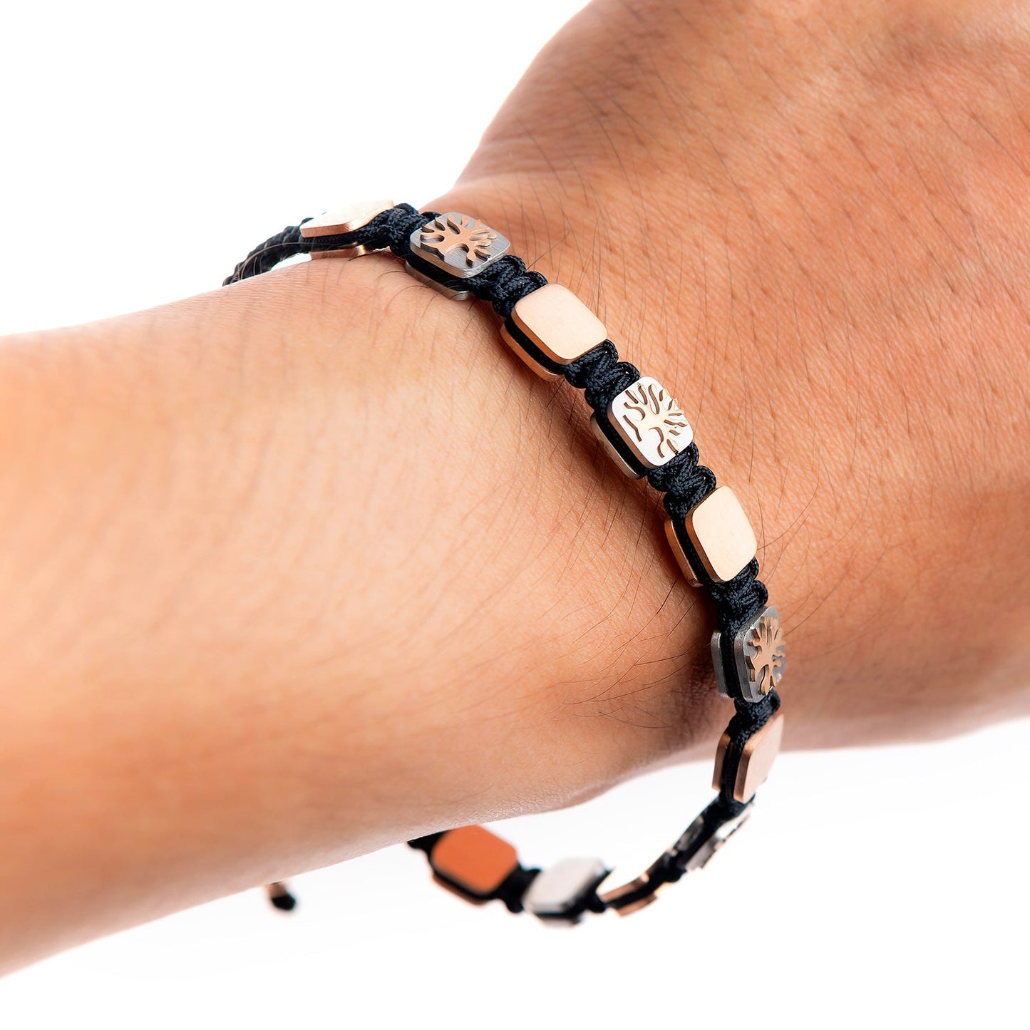 Viking Yggdrasil Free Size Bracelet - SilverMania925