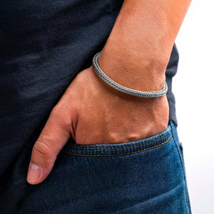 925 Sterling Silver Asgard King Bracelet for Men