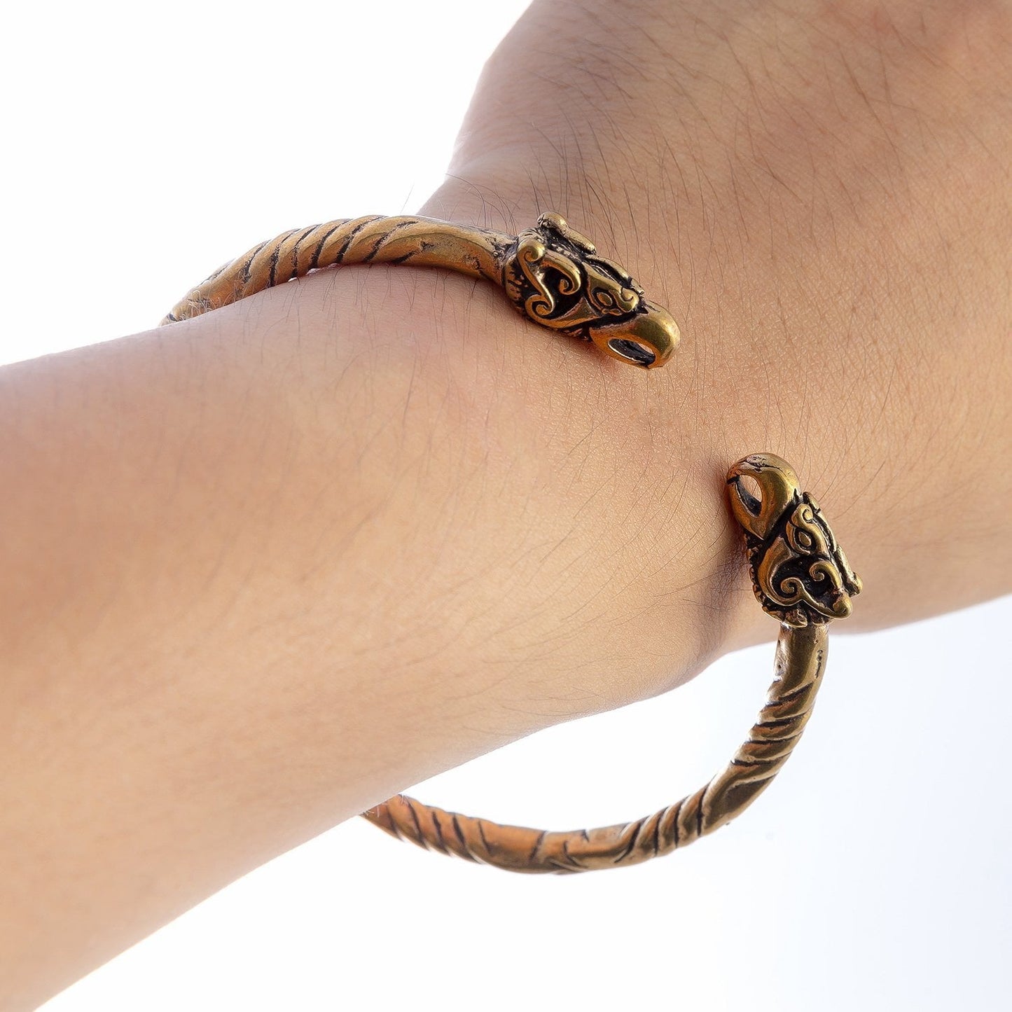 Viking Griffin Bronze Bangle - SilverMania925