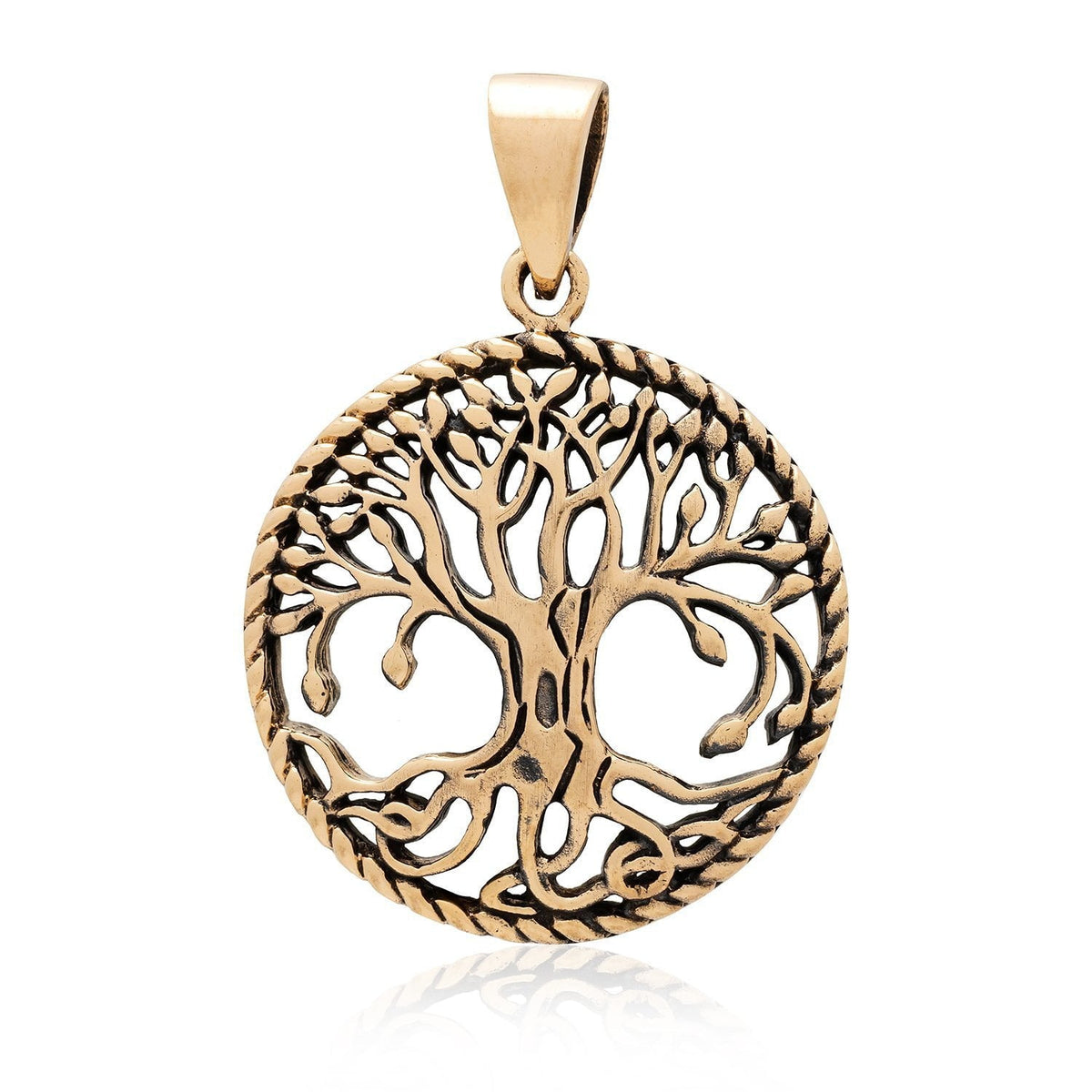 Viking Yggdrasil Tree of Life Bronze Pendant - SilverMania925