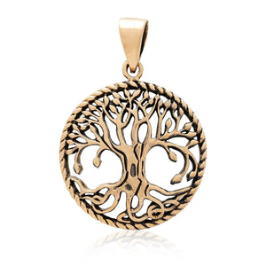Viking Yggdrasil Tree of Life Bronze Pendant