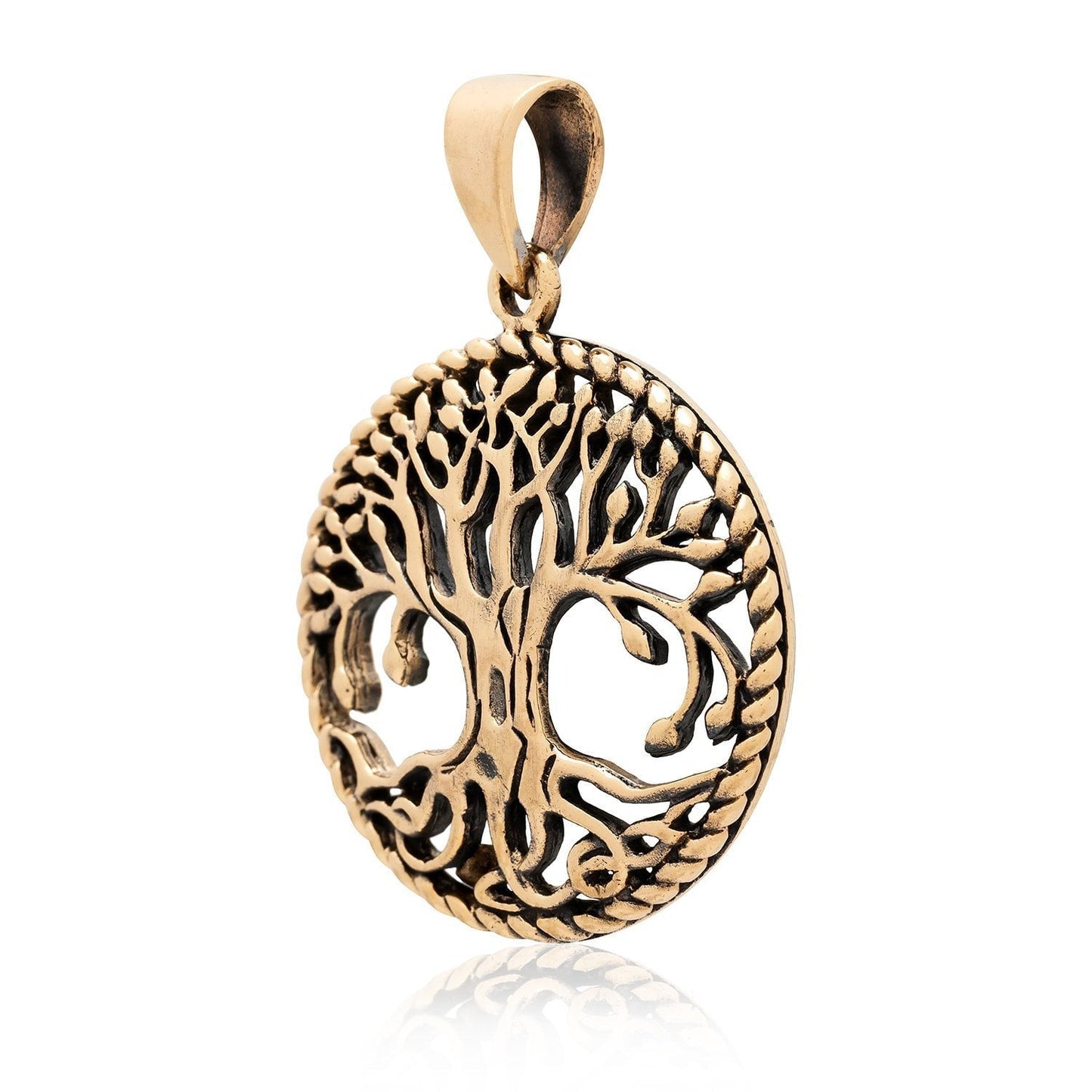 Viking Yggdrasil Tree of Life Bronze Pendant - SilverMania925