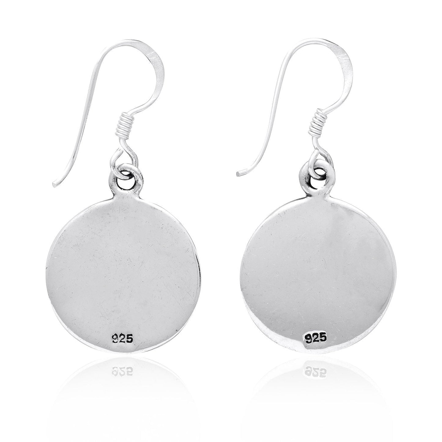 925 Sterling Silver Sigil of Baphomet Inverted Pentagram Satanic Earrings Set - SilverMania925