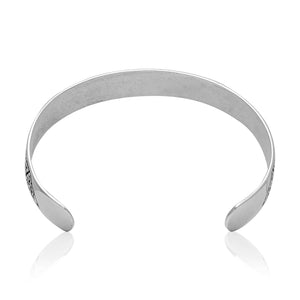 925 Sterling Silver Celtic Triquetra Knots Bangle